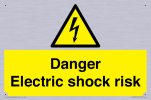 Danger Electric shock risk